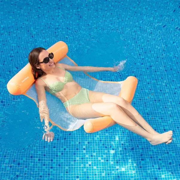 InnovaGoods Hamac d’Eau Flottant Individuel pour Piscine Pulok 
