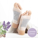 Lavanda InnovaGoods Cerotti disintossicanti per i piedi 10 unità