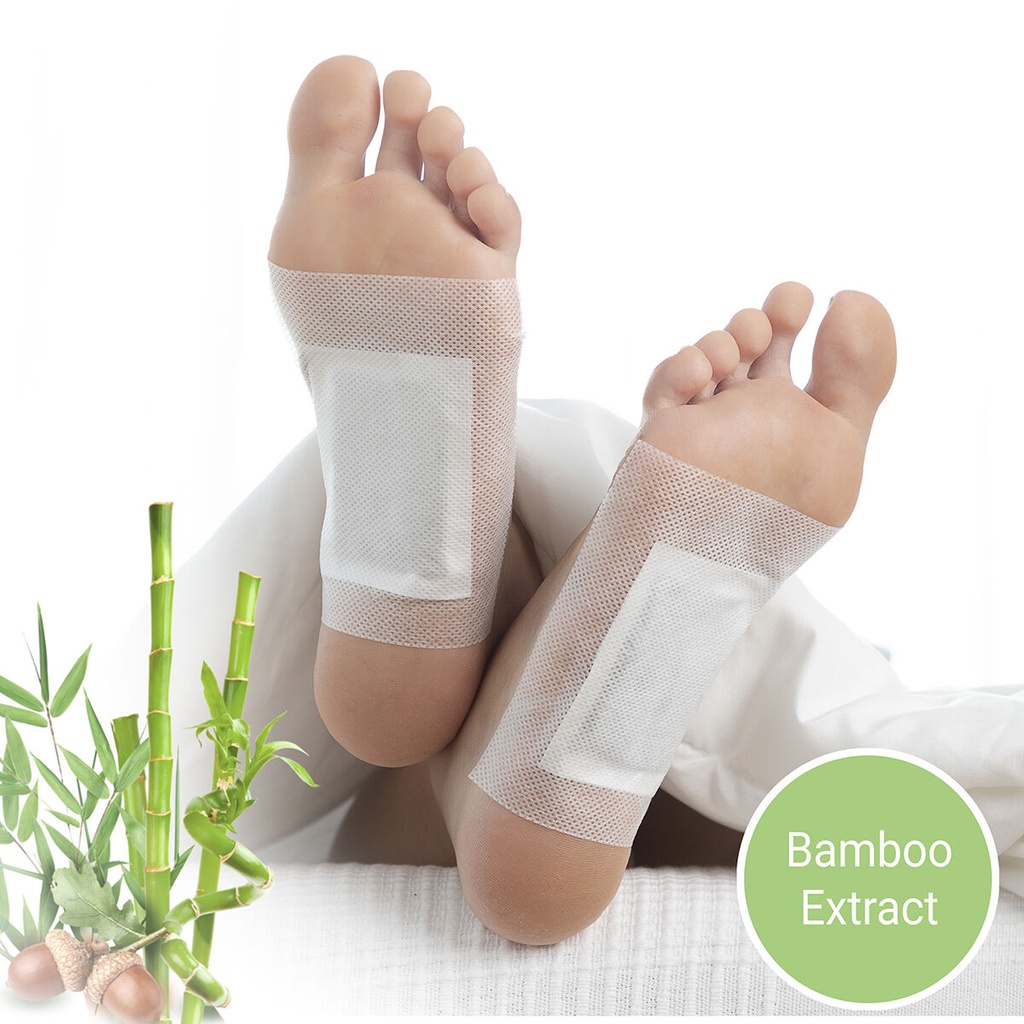 Bamboo InnovaGoods Detoxifying Foot Patches 10 Units