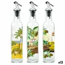 Bottiglia di olio Anna tappo dosatore in vetro 500 ml (12 Unità)