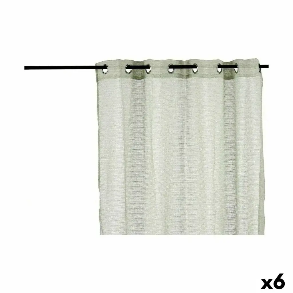 Green Curtain 140 x 0.1 x 260 cm (6 Units)