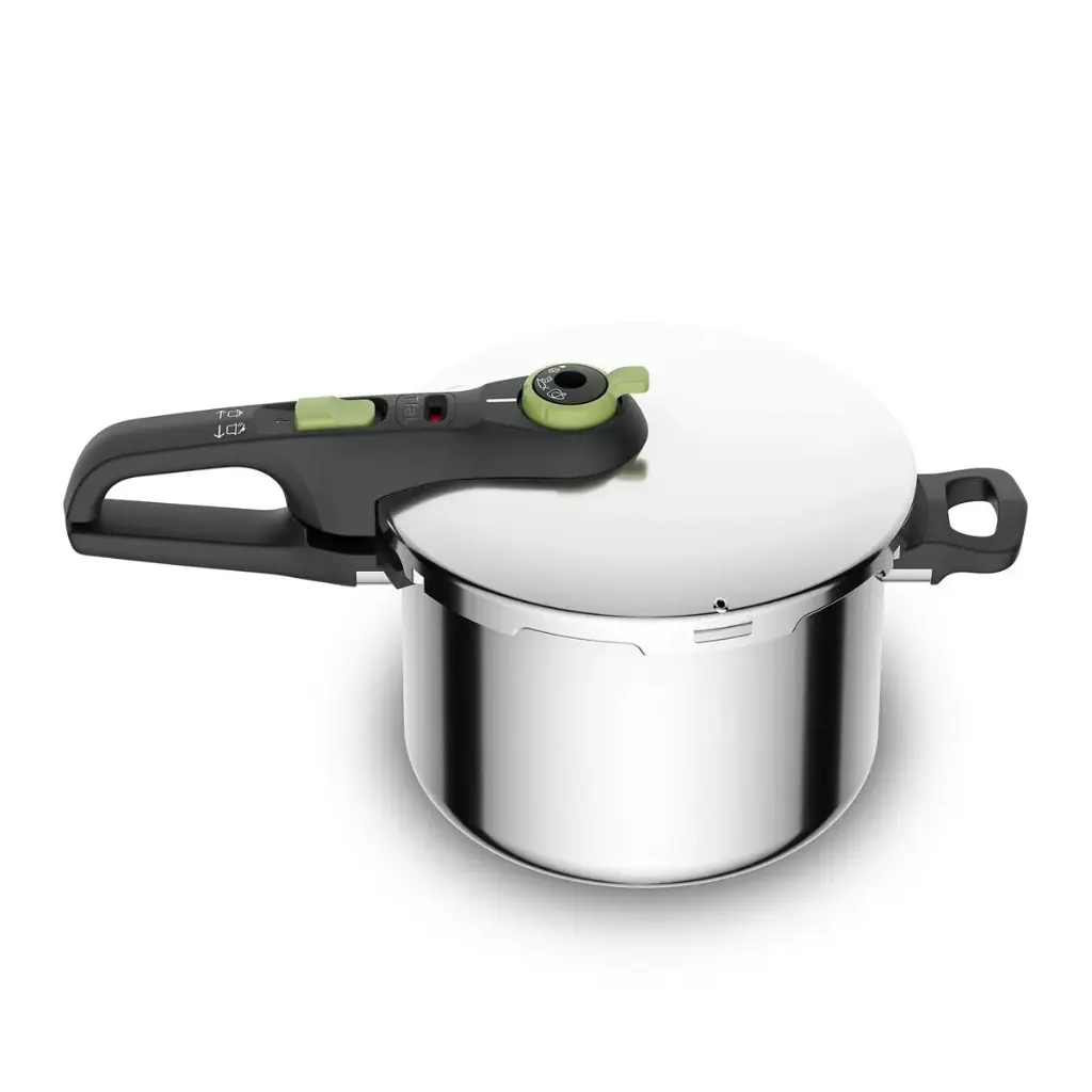 Pentola a pressione Tefal in acciaio inox compatibile con induzione