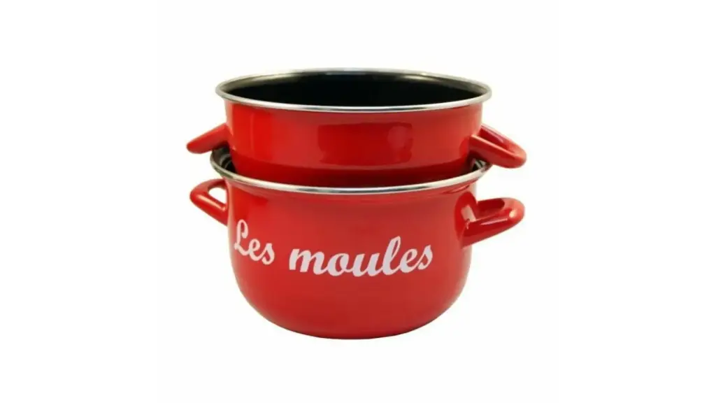 Kochtopf Baumalu, rotes Metall, emaillierter Stahl, 24 cm