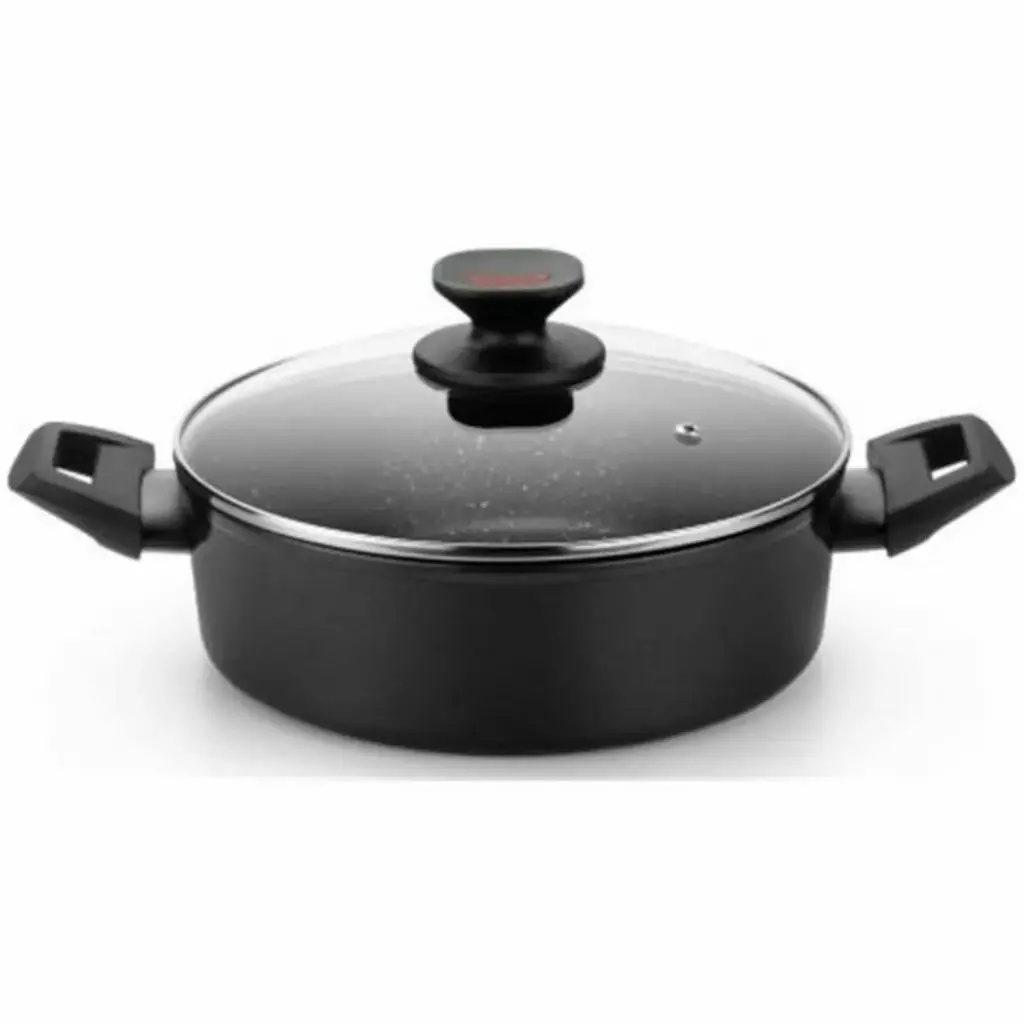 Casserole Monix TITAN ROCK  20 cm Noir Aluminium forgé