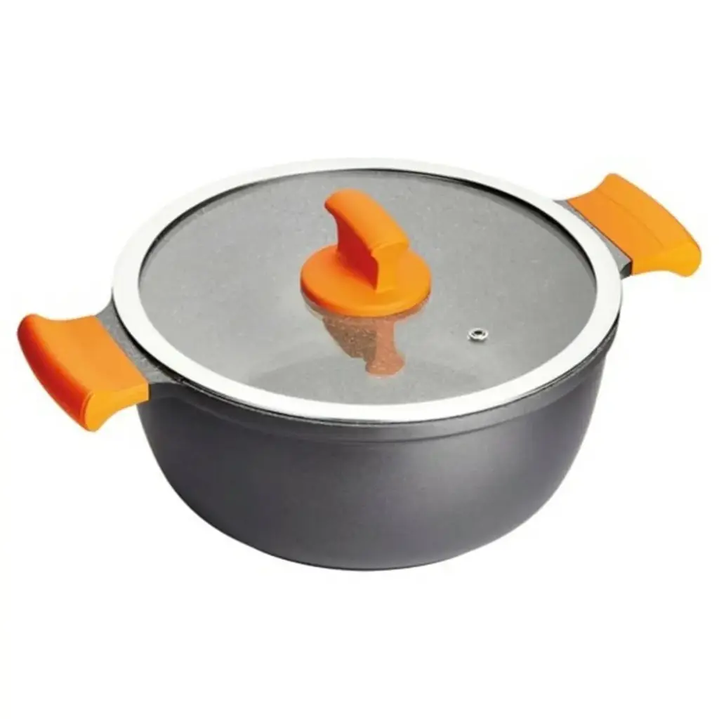 Cacerola con Tapa Inoxibar ABSOLUT 24 cm