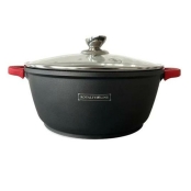 Royalty Line Kasserolle Schwarz Ø 30 cm 30 x 27 x 13 cm 7 L