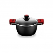 Saucepan with Glass Lid BRA Premiere A4103 Ø 28 cm