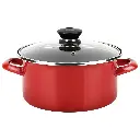 FAGOR Optimax Rosso Casseruola Acciaio Smaltato (Ø 20 x 10 cm)