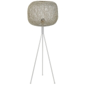 Lampada da terra DKD Home Decor Bianca 50 W 220 V 41 x 41 x 109 cm