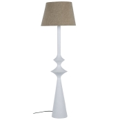 Lampada da terra Home ESPRIT Bianca 43 x 43 x 150 cm