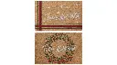 Paillasson DKD Home Decor Blanc Marron Rouge Vert PVC Fibres de coco 60 x 40 x 1,5 cm (2 Unités)