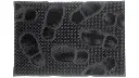 Doormat Pine Mat Black Rubber 60 x 40 cm