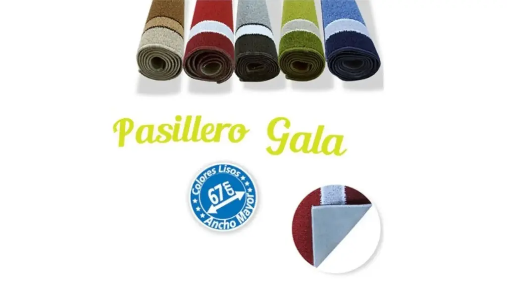 Hidalgo Gala Fußmatte Farbsortiment Rolle 100 x 67 cm Pasillo