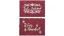 Fußmatte DKD Home Decor Weiß Rot PVC Kokosfasern 60 x 40 x 1,5 cm (2 Einheiten)