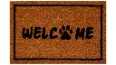 Doormat EDM 74767 Brown Black Light Brown Intense Brown 2/8-negro azulado 60 x 40 cm Rectangular