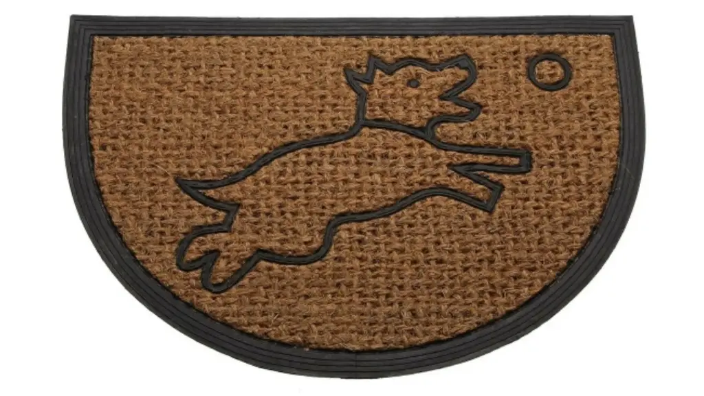 Versa Hunde-Fußmatte Kokosfasern 40 x 2 x 60 cm
