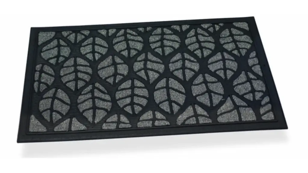 Hidalgo Graue Fußmatte, 45 x 75 cm, 75 x 45 x 0,5 cm Fensterläden
