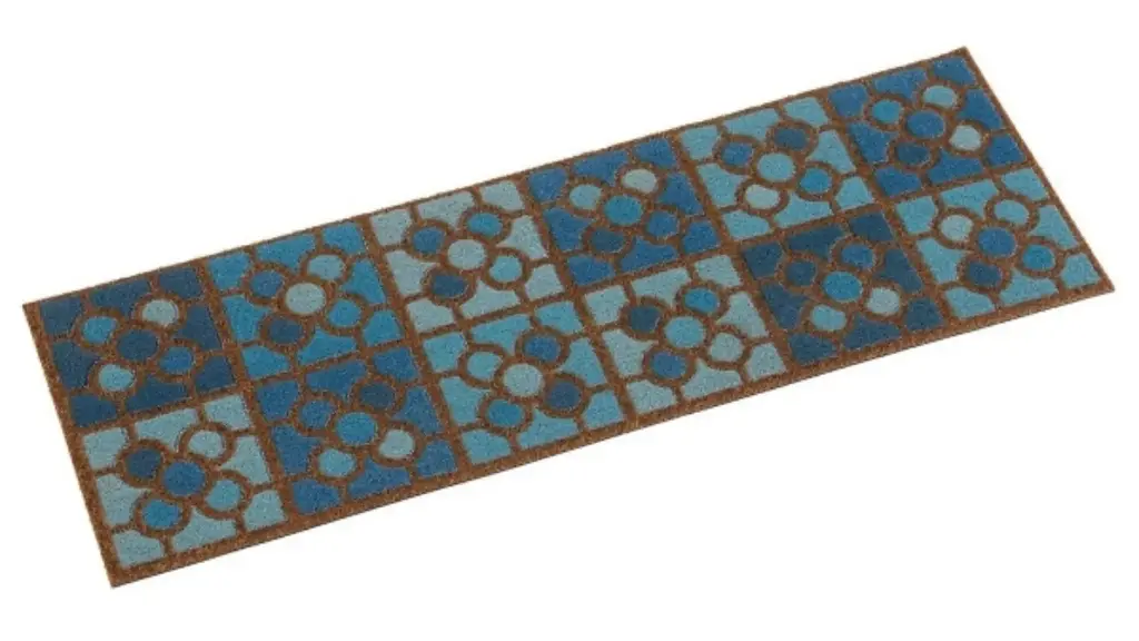 Versa Thermoplastische Fußmatte Kokosfasern 25 x 5 x 75 cm