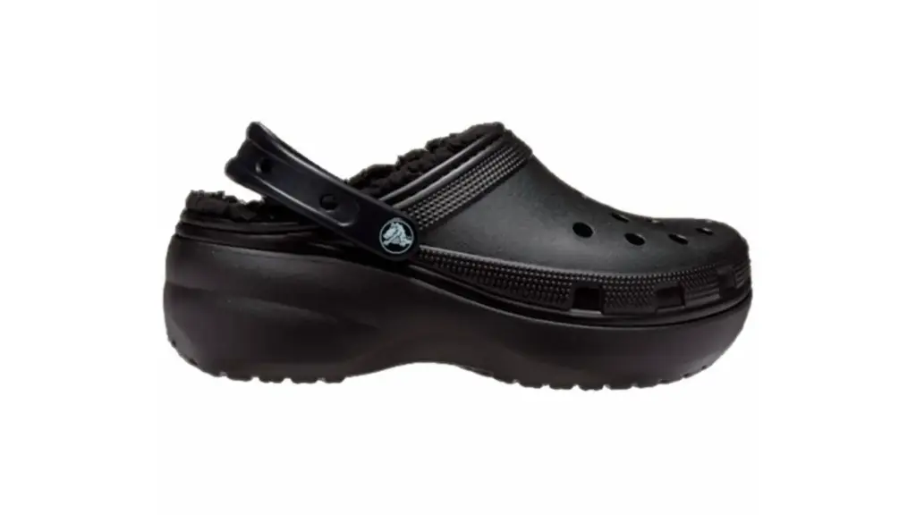 Sabots Crocs Classic Platform Lined Clog Noir