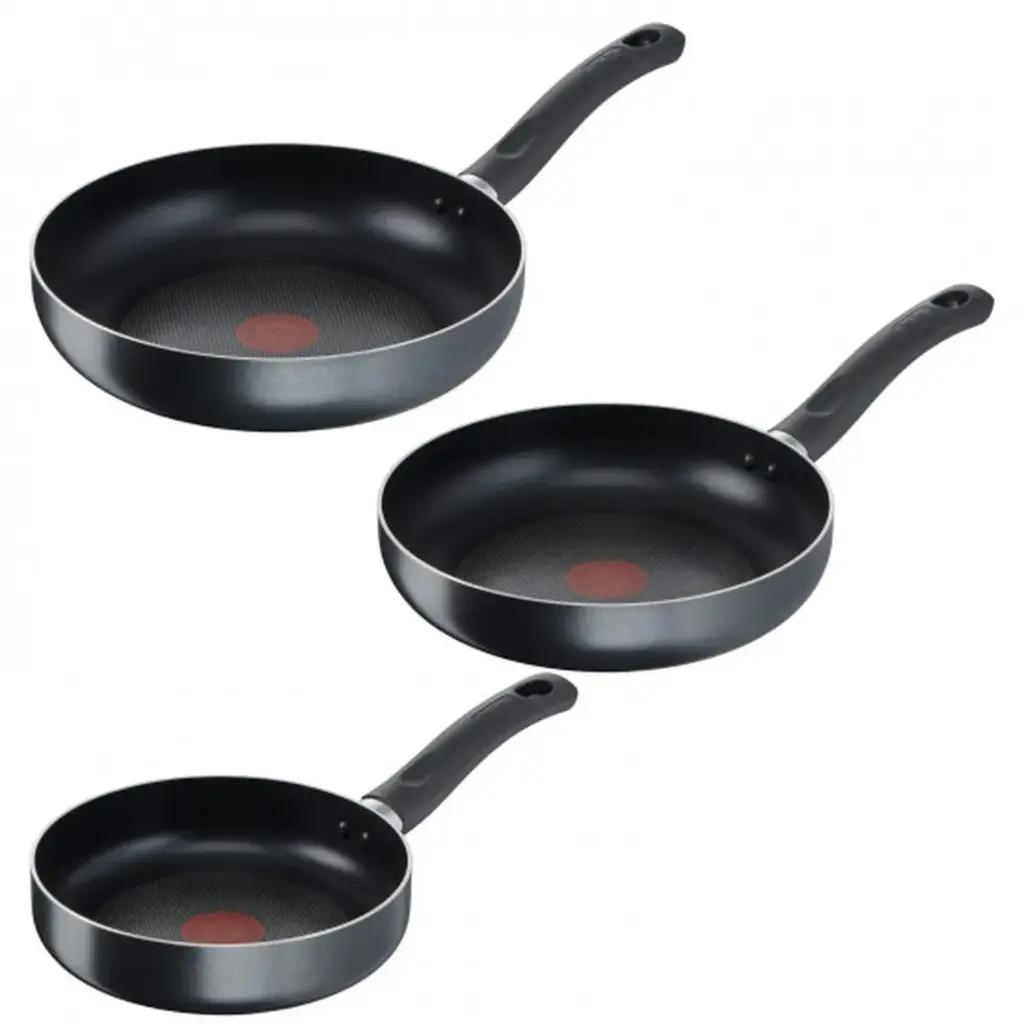 Ensemble de poêles Tefal EASY COOK 3UDS Blanc Aluminium 3 Pièces