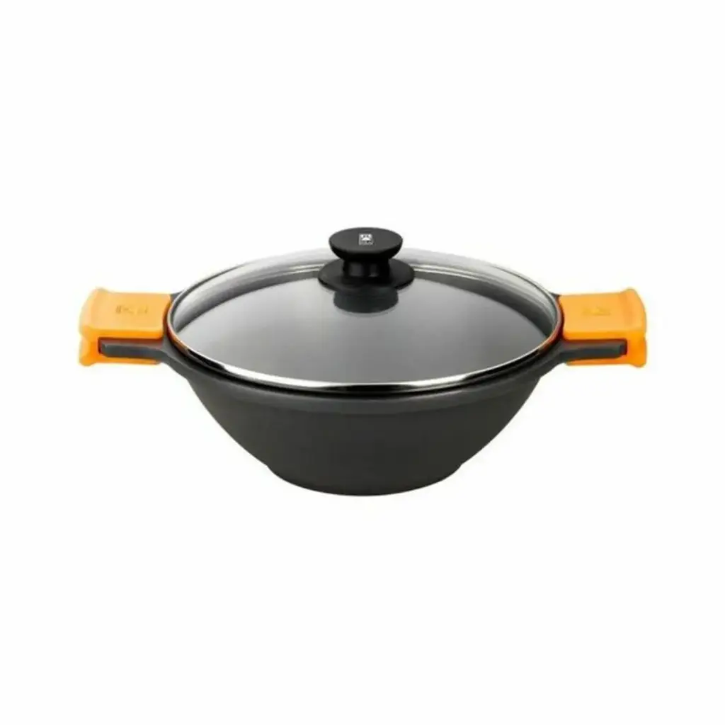 Poêle BRA Braisogona_A272028 Noir Noir/Orange Métal Aluminium 24 cm 28 cm