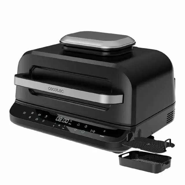Friteuse à Air Cecotec Cecofry FireDome 6000 2400 W 6 L, Noir, 6 Modes de Cuisson et 4 Niveaux Grill