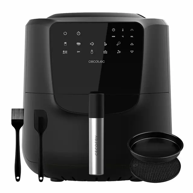 "Friteuse à Air Cecotec Cecofry Rain Pack 1550 W 5,5 L Noir"