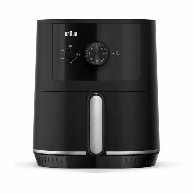 Friteuse à Air Braun Noir 1500 W, 1 tiroir 4,3 L Contrôle de température, Minuterie