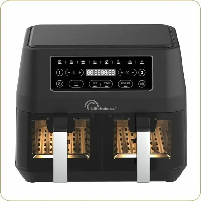 "Friteuse à Air Little Balance 8765 Noir 2460 w 9 L"