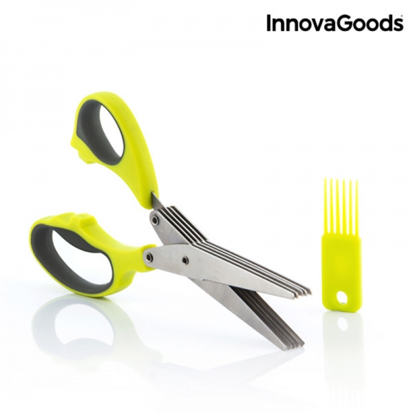 Ciseaux de cuisine multi-usage de cuisine multi-coupe 5 en 1 Fivessor InnovaGoods