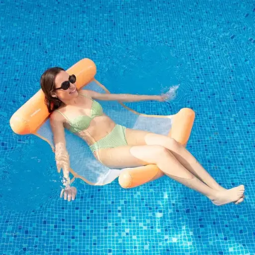InnovaGoods Hamac d’Eau Flottant Individuel pour Piscine Pulok 
