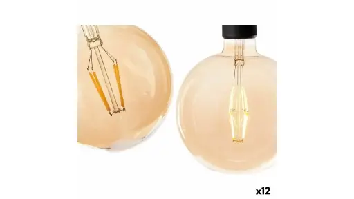 Lampada LED Vintage E27 Trasparente 4 W 14 x 19 x 14 cm (12 Unità)