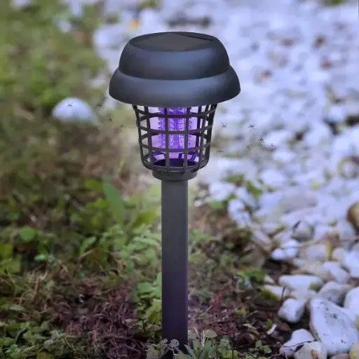 Lampe de Jardin Solaire Anti-moustiques Garlam InnovaGoods 